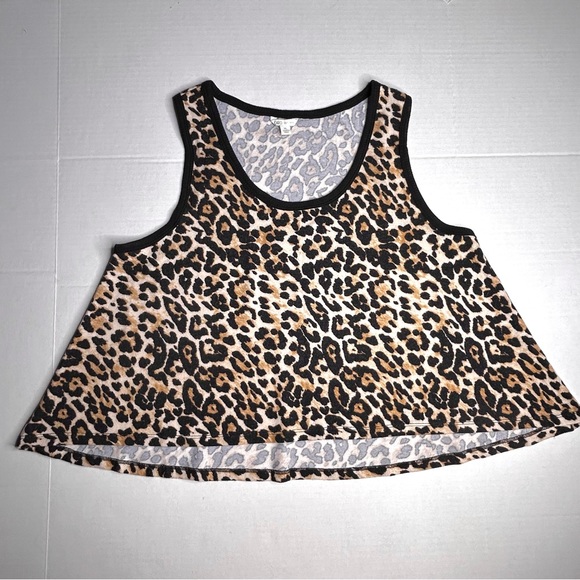 Cato XL Sleeveless Leopard Print Tank Top - Picture 2 of 8